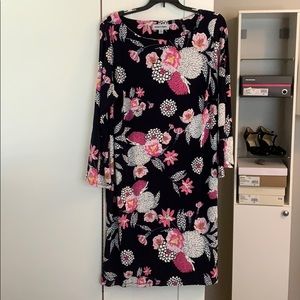 Shelby and Palmer 3/4 sleeve, mid length, 1X dress